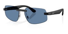 Ray-Ban sunglasses RB4475 (lens colour: Polarised S Blue) black - 1 pair of glasses
